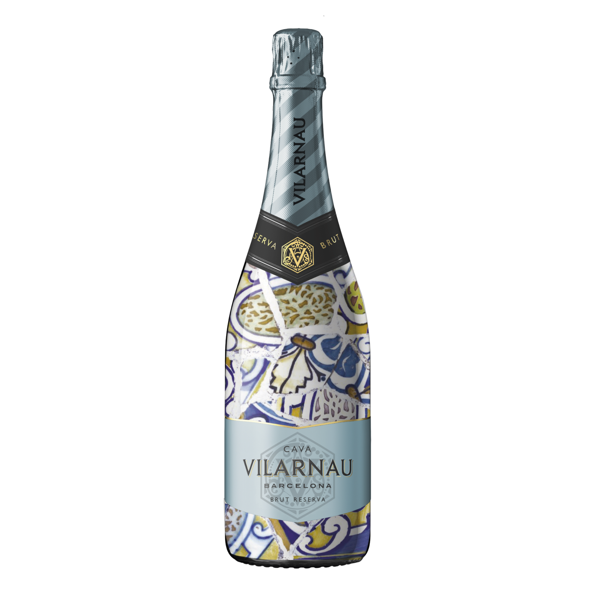 Vilarnau Organic Brut Reserva Cava With Gaudi Sleeve-Sparkling Wine-Fountainhall Wines