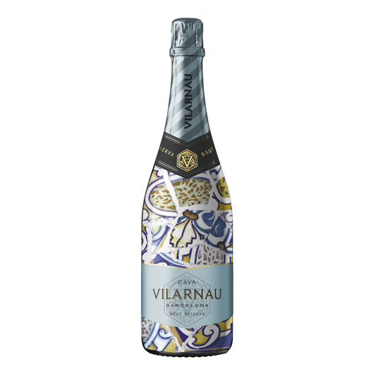 Vilarnau Organic Brut Reserva Cava With Gaudi Sleeve-Sparkling Wine-Fountainhall Wines