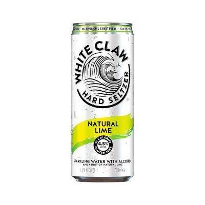 White Claw Natural Lime Hard Seltzer 330ml-RTD's (Ready To Drink)-5391537510007-Fountainhall Wines