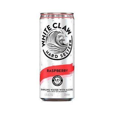 White Claw Raspberry Hard Seltzer 330ml-RTD's (Ready To Drink)-5391537510021-Fountainhall Wines