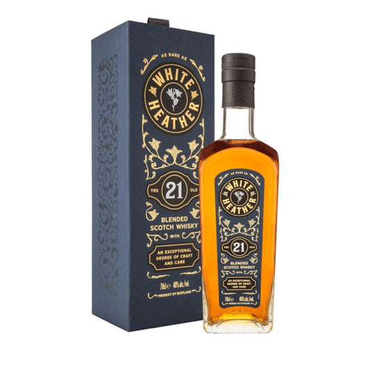 White Heather 21 Year Old-Blended Whisky-Fountainhall Wines