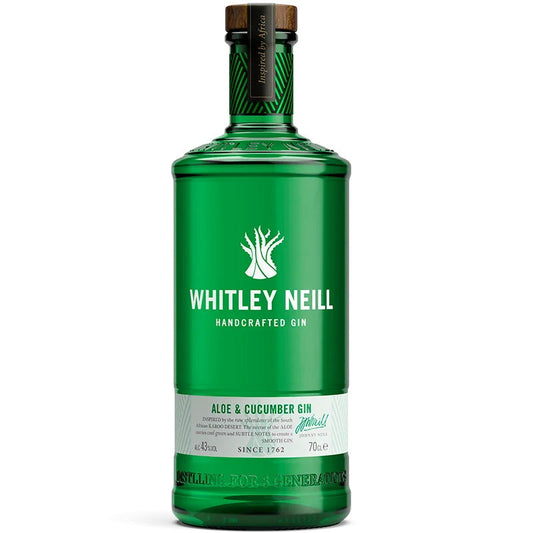 Whitley Neill Handcrafted Aloe & Cucumber Gin-Gin-5011166057291-Fountainhall Wines