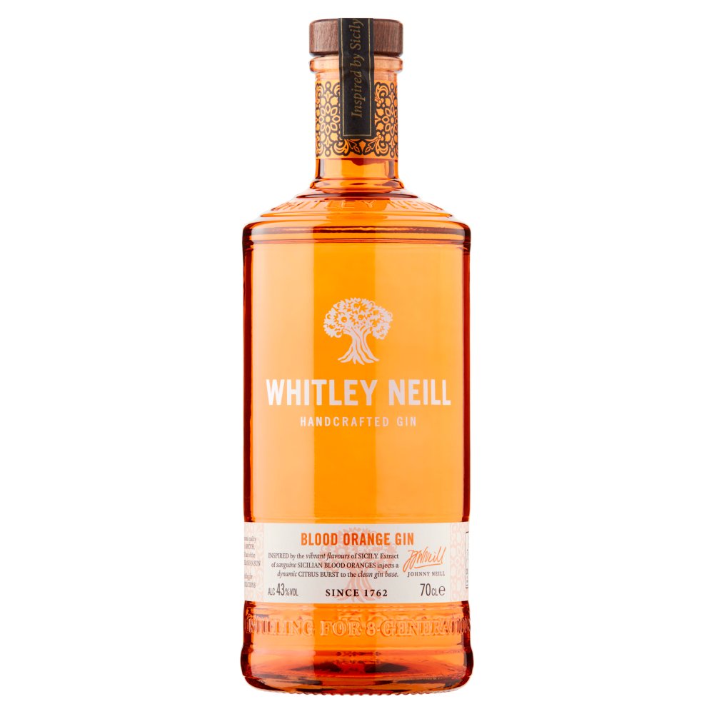Whitley Neill Handcrafted Blood Orange Gin-Gin-5011166056256-Fountainhall Wines