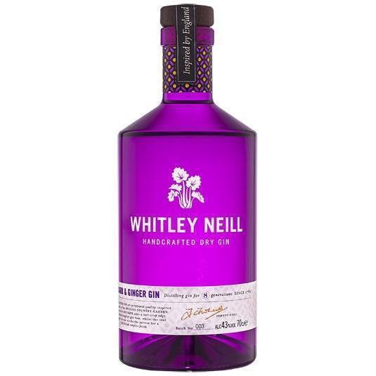 Whitley Neill Handcrafted Rhubarb & Ginger Gin-Gin-5011166055228-Fountainhall Wines