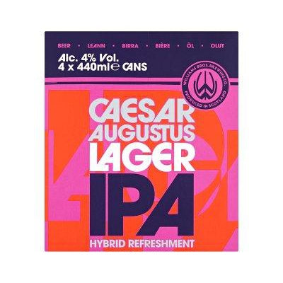 Williams Brothers Caesar Augustus - Lager / IPA Hybrid 4x440ml Can-Scottish Beers-5034743202617-Fountainhall Wines