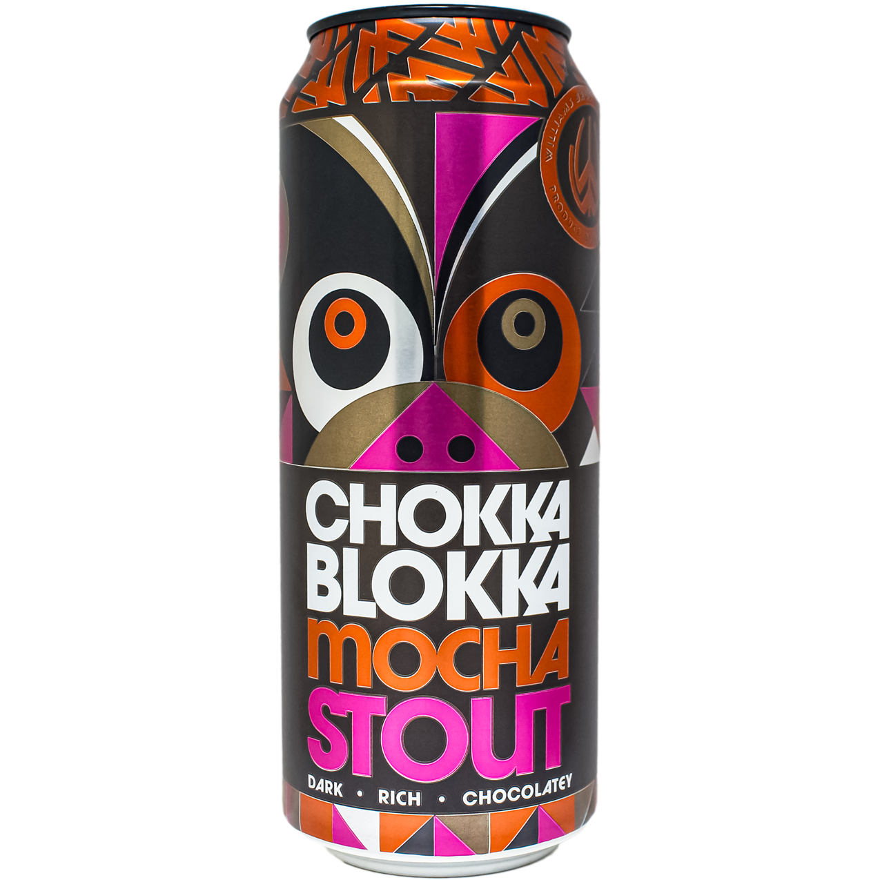 Williams Brothers Chokka Blokka - Mocha Stout 500ml Can-Scottish Beers-5034743202242-Fountainhall Wines