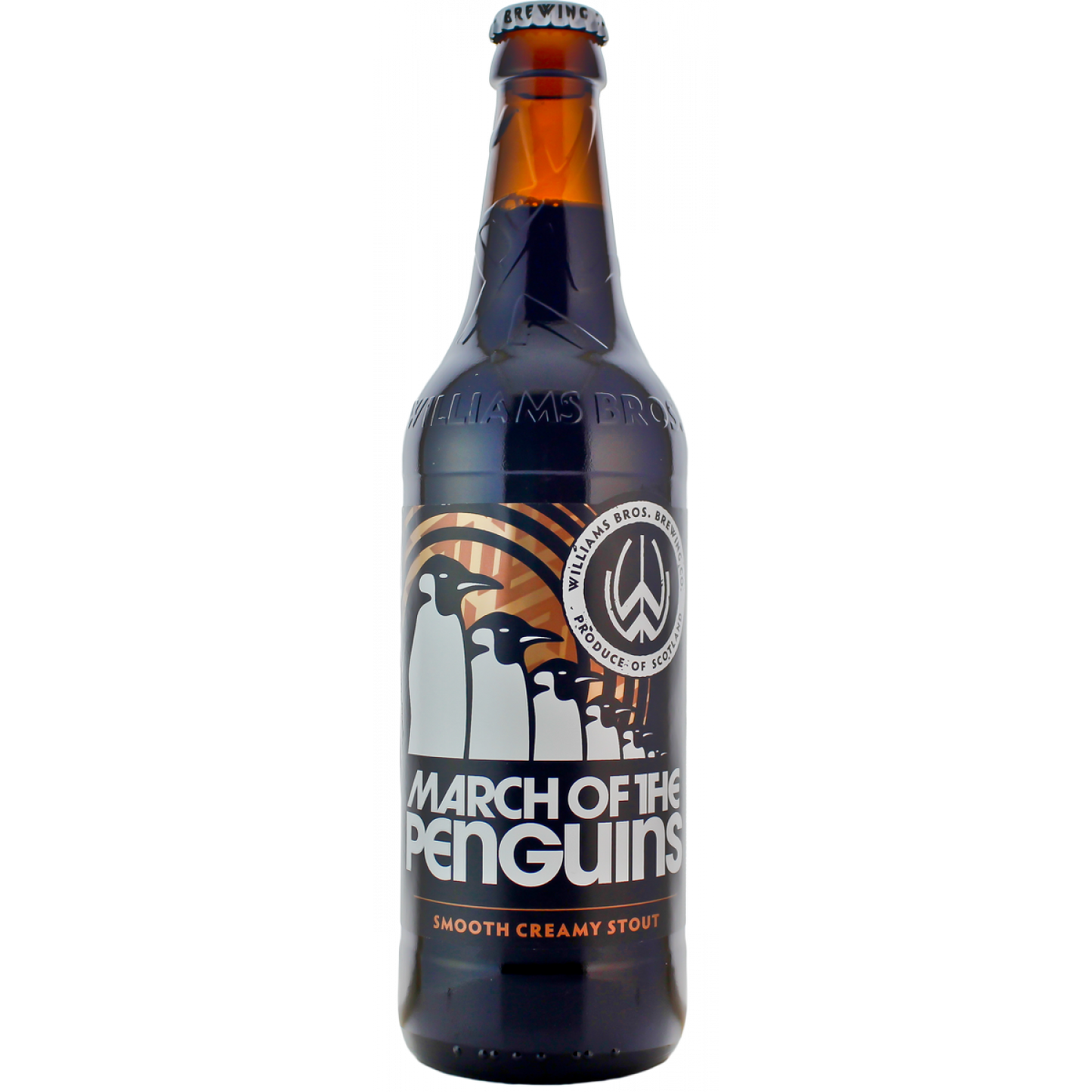 Williams Brothers March Of The Penguins - Smooth Creamy Stout 500ml-Scottish Beers-5034743200644-Fountainhall Wines