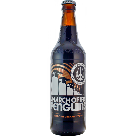 Williams Brothers March Of The Penguins - Smooth Creamy Stout 500ml-Scottish Beers-5034743200644-Fountainhall Wines