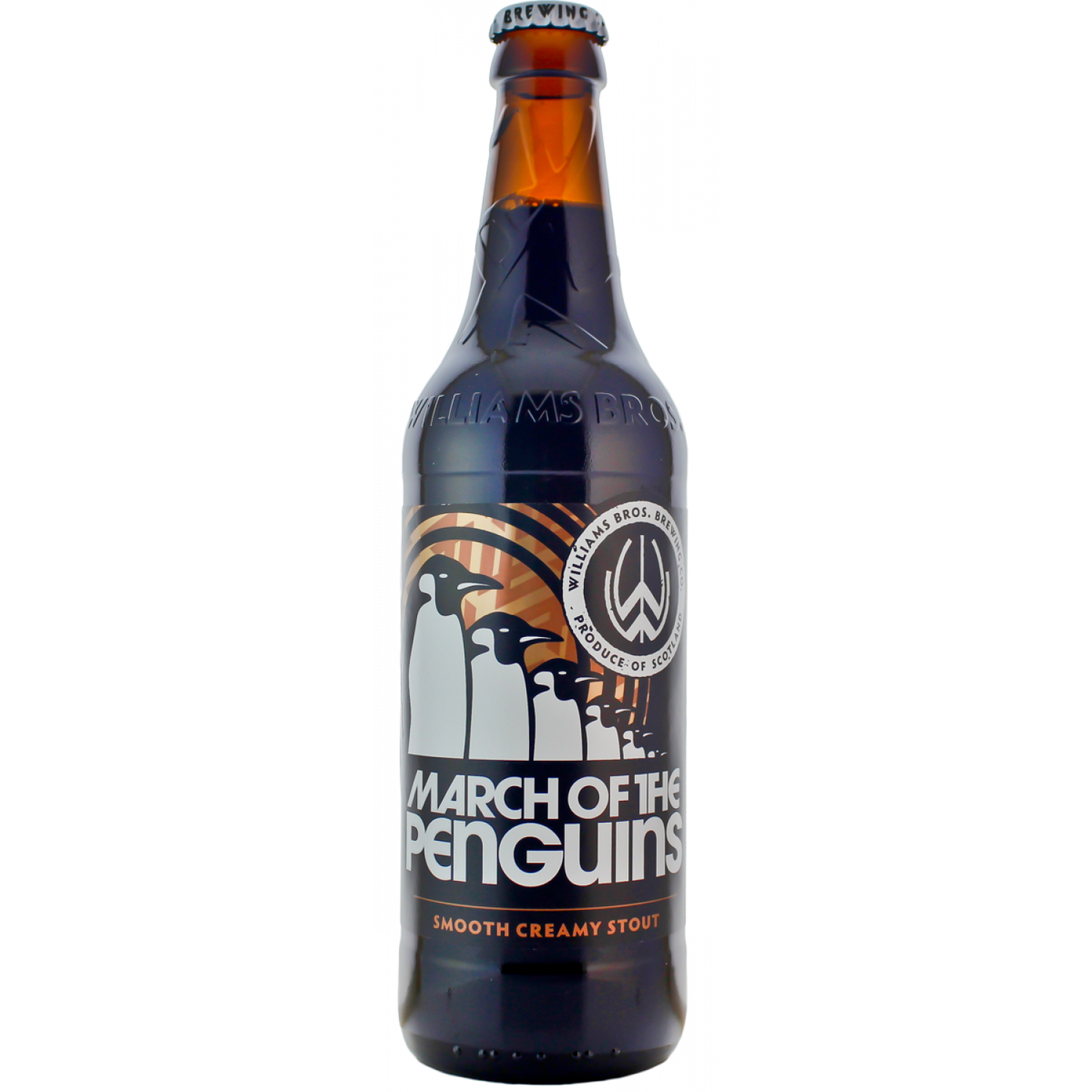 Williams Brothers March Of The Penguins - Smooth Creamy Stout 500ml-Scottish Beers-Fountainhall Wines