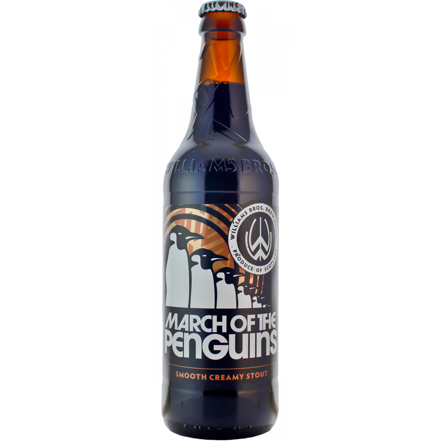 Williams Brothers March Of The Penguins - Smooth Creamy Stout 500ml-Scottish Beers-Fountainhall Wines