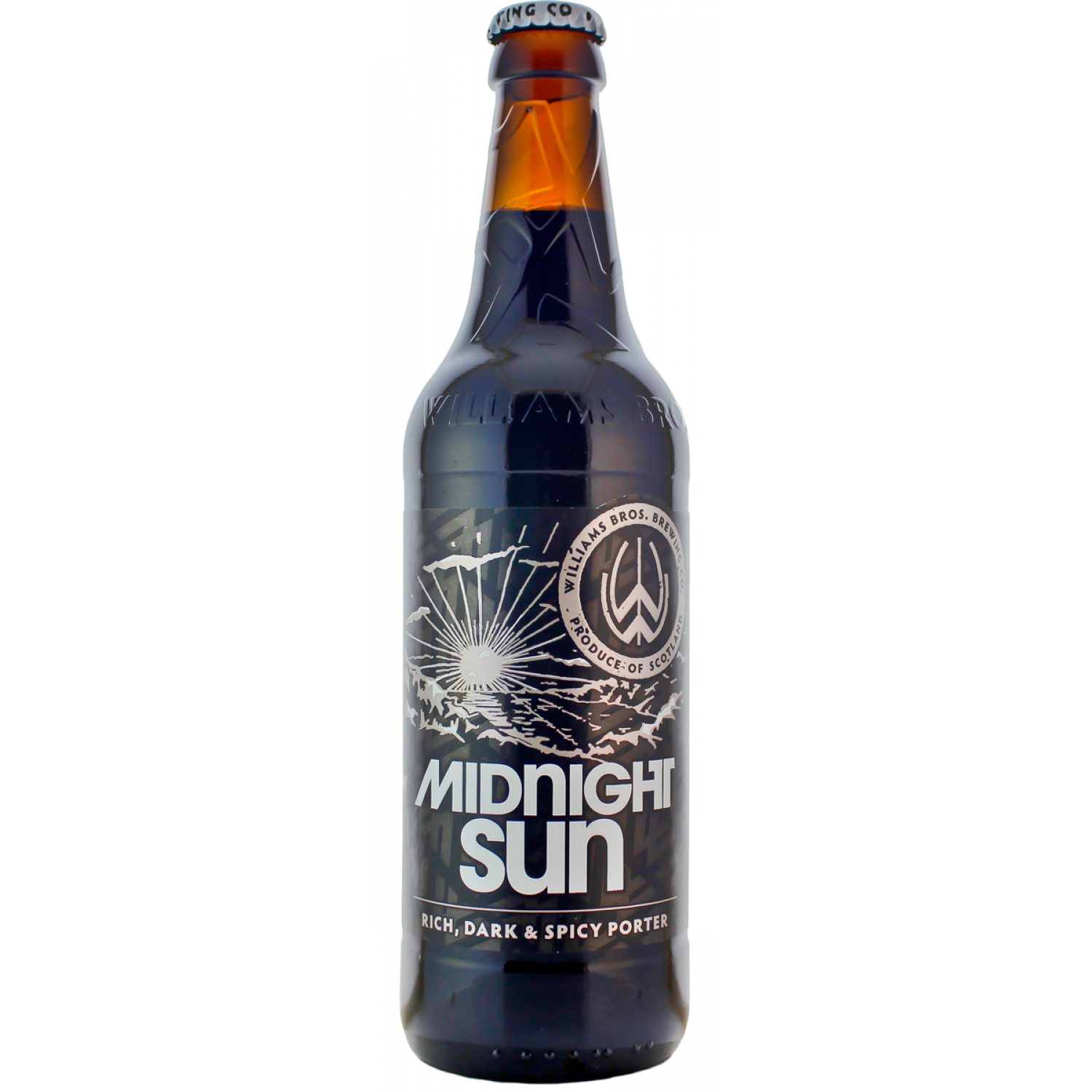 Williams Brothers Midnight Sun - Rich, Dark & Spicy Porter 500ml-Scottish Beers-5034743200170-Fountainhall Wines