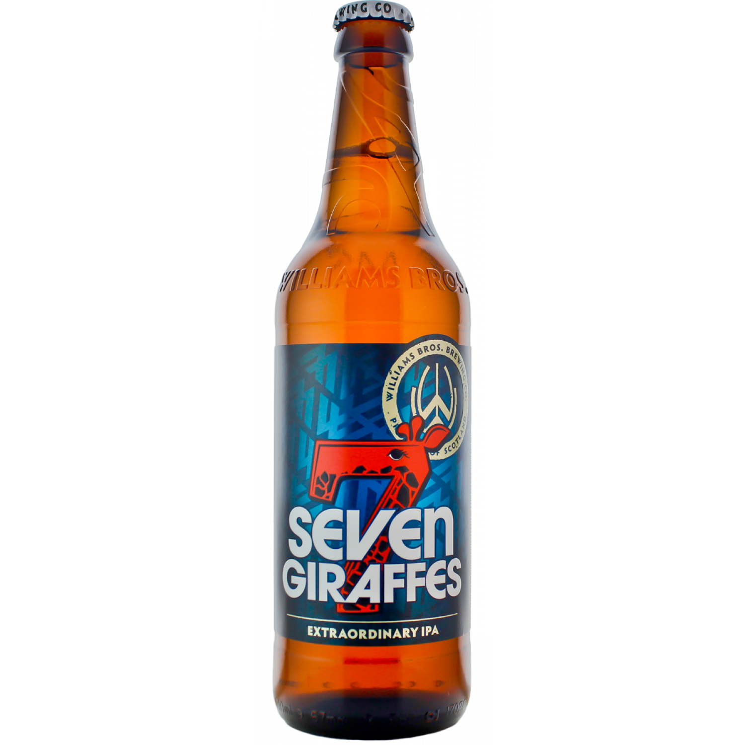 Williams Brothers Seven Giraffes - IPA 500ml-Scottish Beers-5034743200156-Fountainhall Wines
